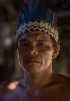 7P8A1759 Tribe Boras Rio Momon Amazonas Peru