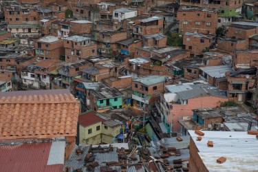 7P8A3162 Favela Comuna 13 Medellin Central Colombia