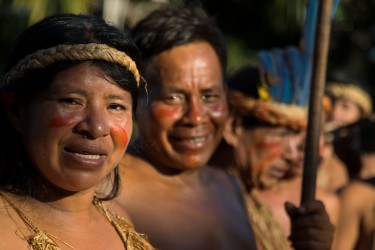 7P8A1903 Tribe Yaguas Rio Momon Amazonas Peru