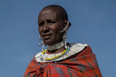 AI6I7589 Tribe Masai Ngorongoro Region North Tanzania