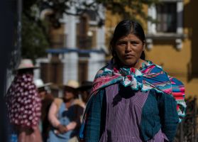 7P8A6444 Cholita Tribe Quechua Potosi Bolivia
