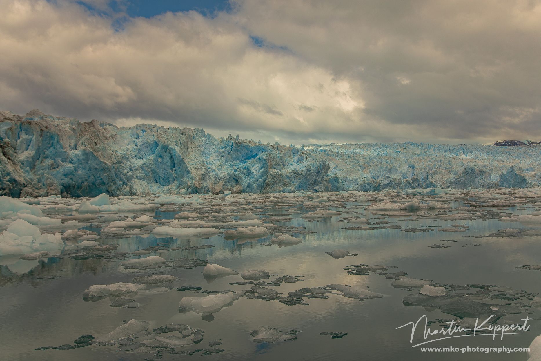 Glacier Montt Caleta Tortel Northern Patagonia Southern Chile